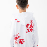 VANDAL DIABLO BEAR WHITE OVER HOODIE