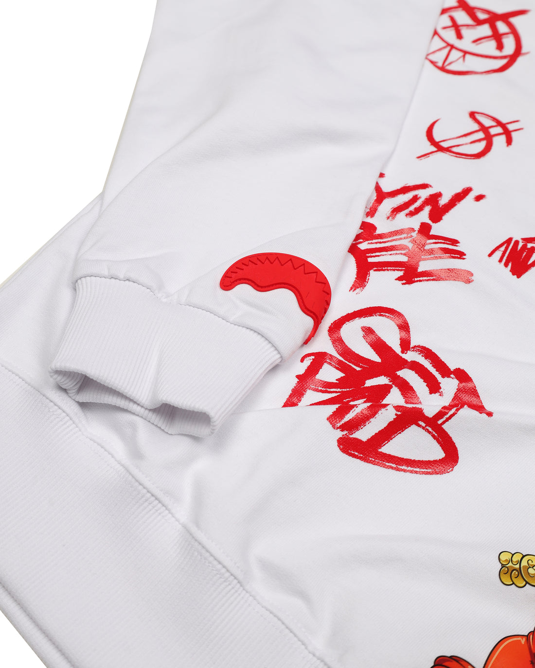 VANDAL DIABLO BEAR WHITE OVER HOODIE