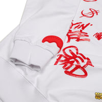 VANDAL DIABLO BEAR WHITE OVER HOODIE
