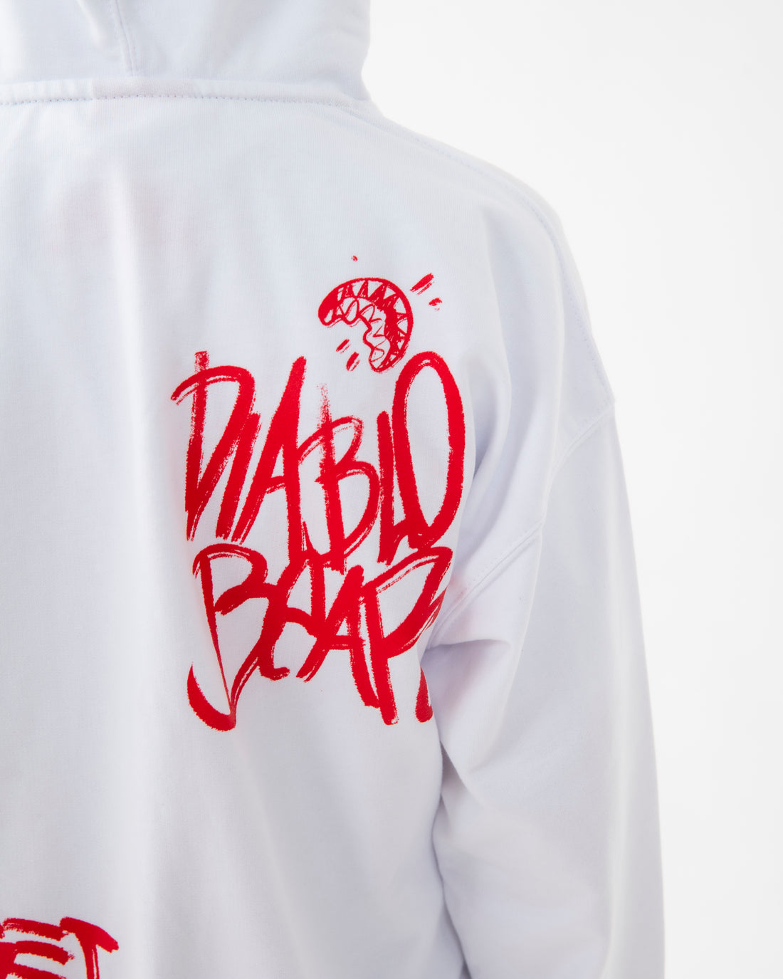 VANDAL DIABLO BEAR WHITE OVER HOODIE