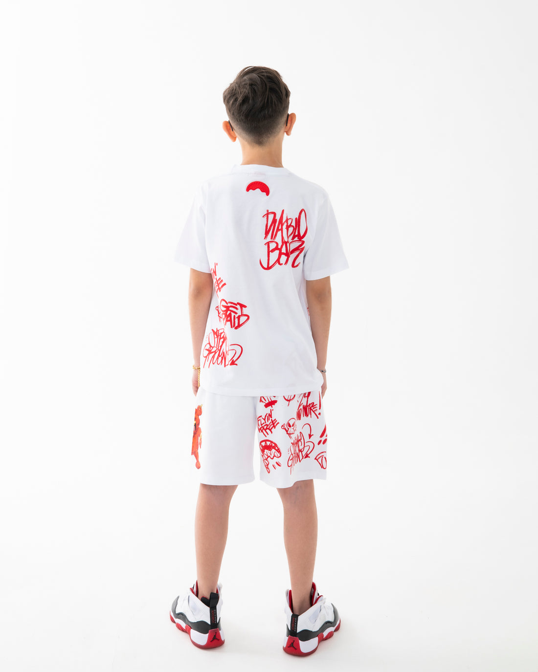 VANDAL DIABLO BEAR WHITE REGULAR T-SHIRT