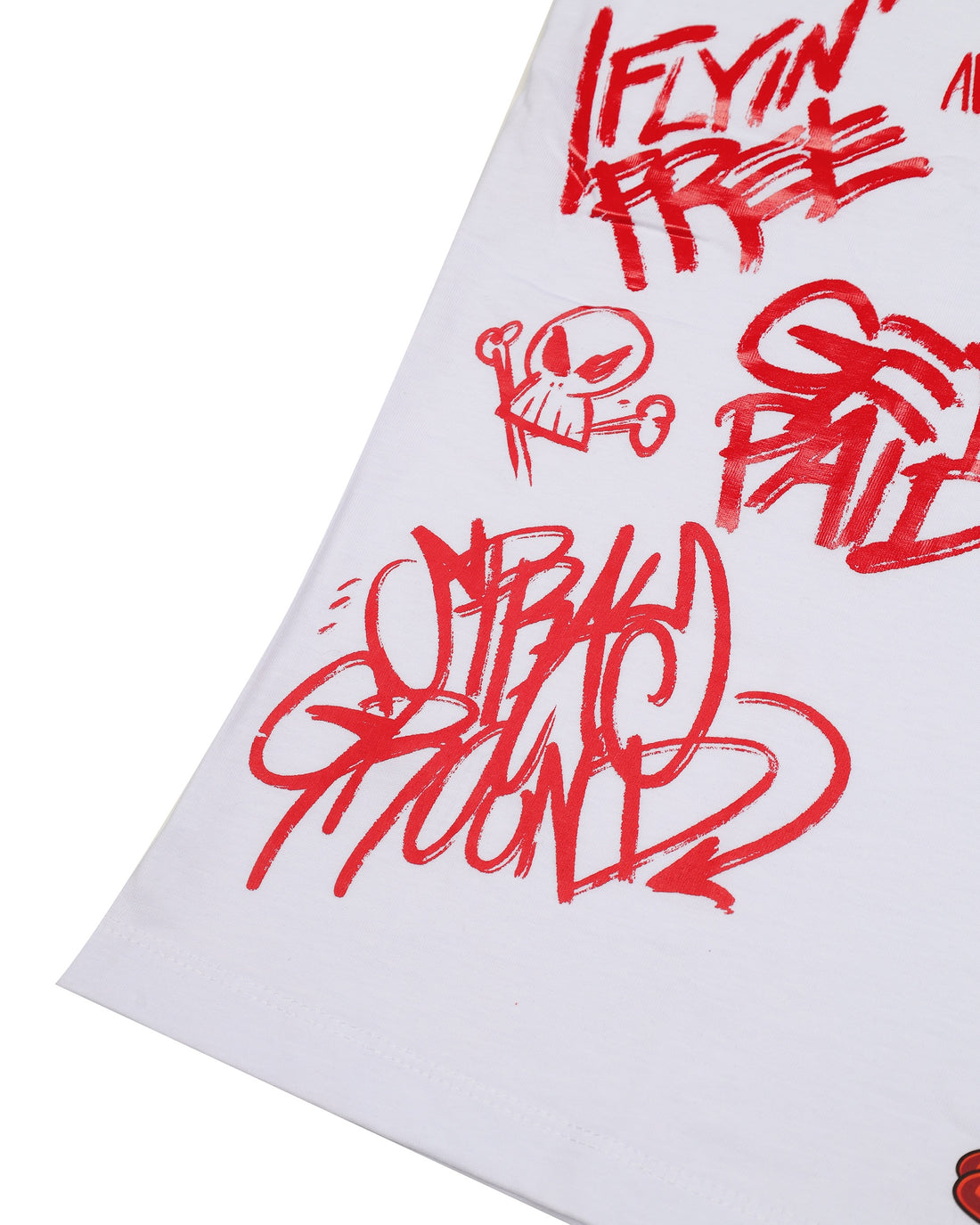 VANDAL DIABLO BEAR WHITE REGULAR T-SHIRT