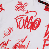 VANDAL DIABLO BEAR WHITE REGULAR T-SHIRT