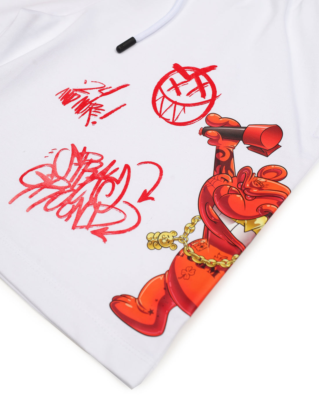 VANDAL DIABLO BEAR WHITE SHORTS