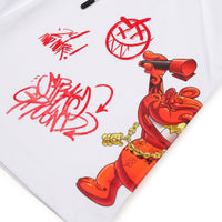 VANDAL DIABLO BEAR WHITE SHORTS