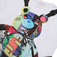 WONDERFUL MIND BEAR BACKPACK WHITE REGULAR T-SHIRT