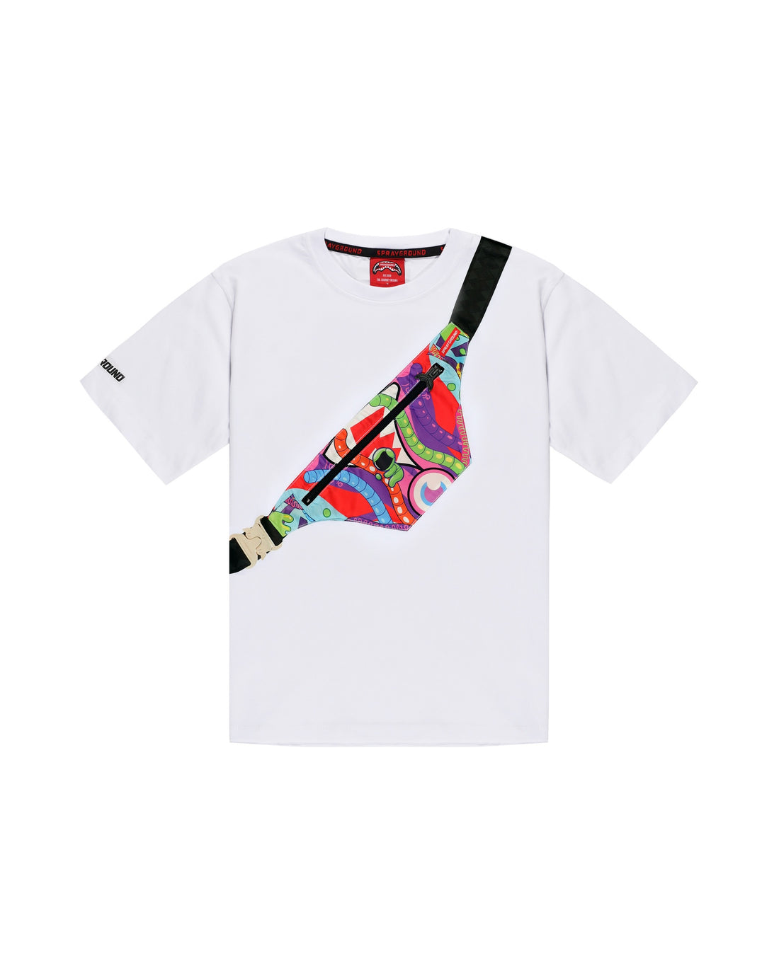 MIND TRIP CROSSBODY REG T-SHIRT WHT