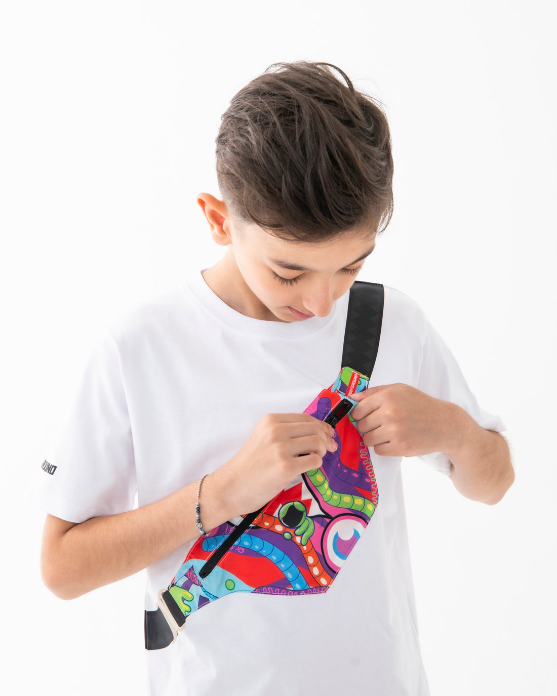 MIND TRIP CROSSBODY REG T-SHIRT WHT