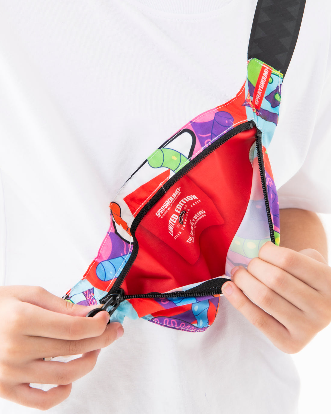 MIND TRIP CROSSBODY REG T-SHIRT WHT