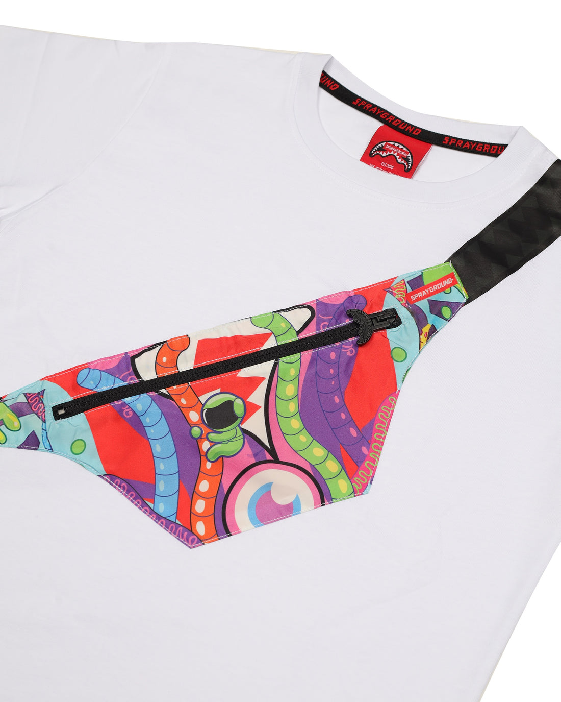 MIND TRIP CROSSBODY REG T-SHIRT WHT