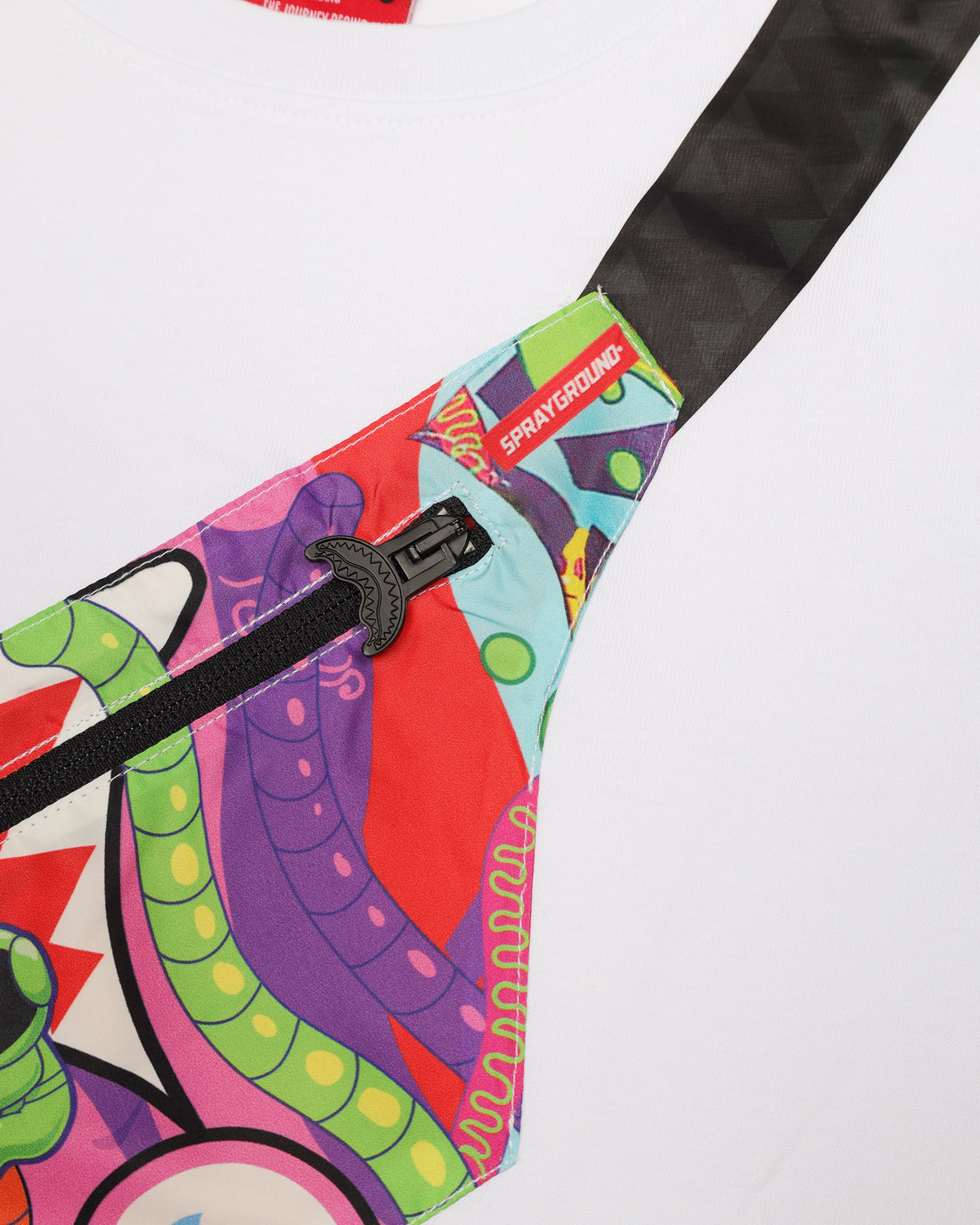 MIND TRIP CROSSBODY REG T-SHIRT WHT