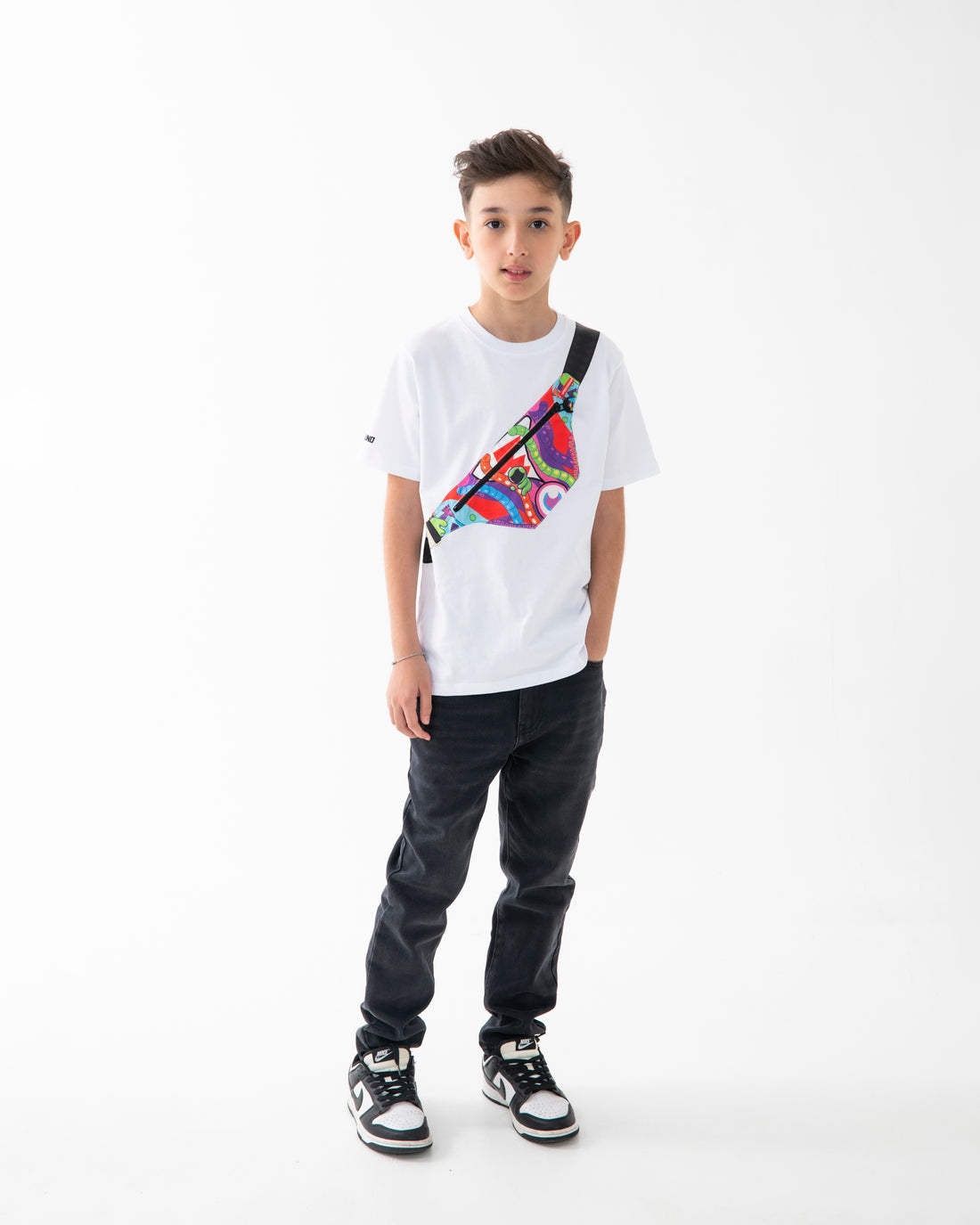 MIND TRIP CROSSBODY REG T-SHIRT WHT