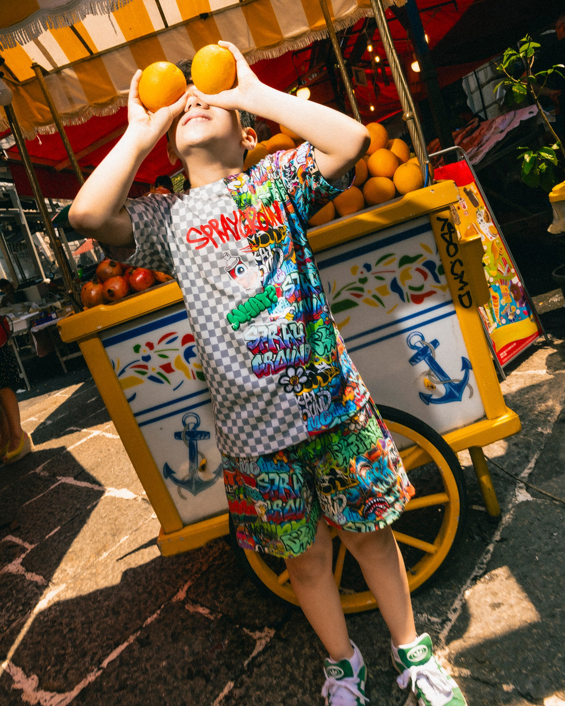 SPRAYGROUND WRITERS SPLIT REGULAR T-SHIRT