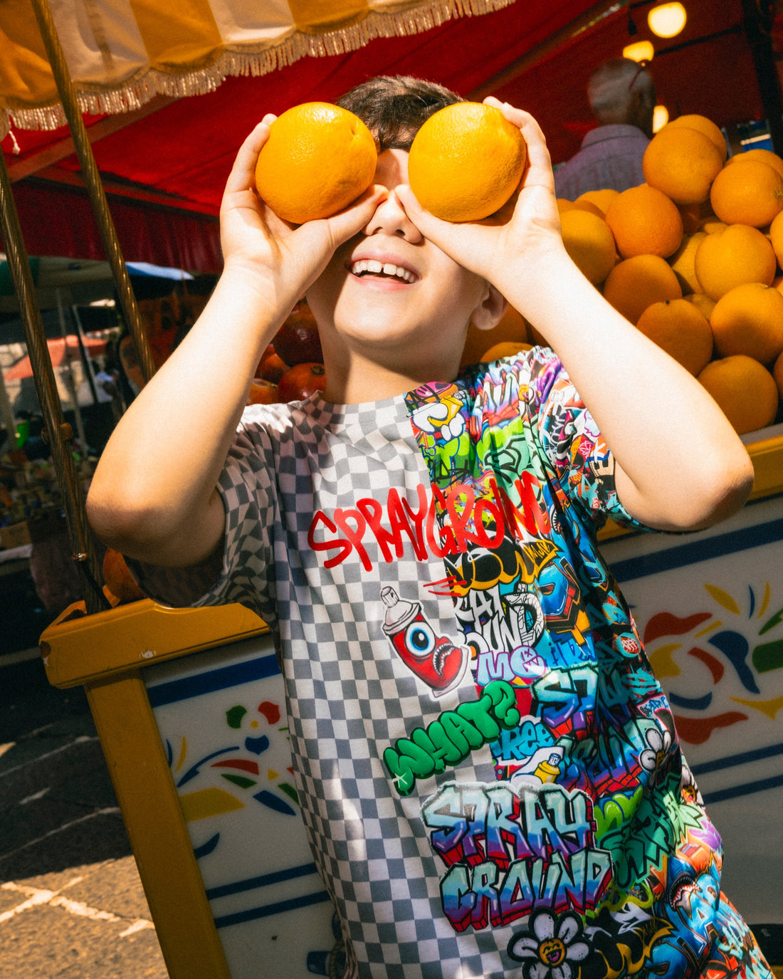 SPRAYGROUND WRITERS SPLIT REGULAR T-SHIRT