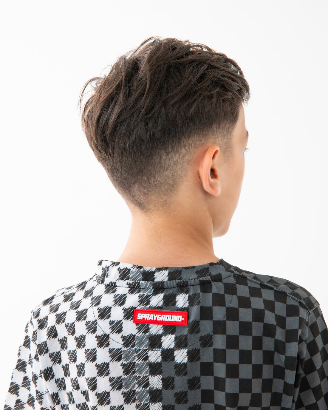 CHECKERED SKETCH REGULAR T-SHIRT