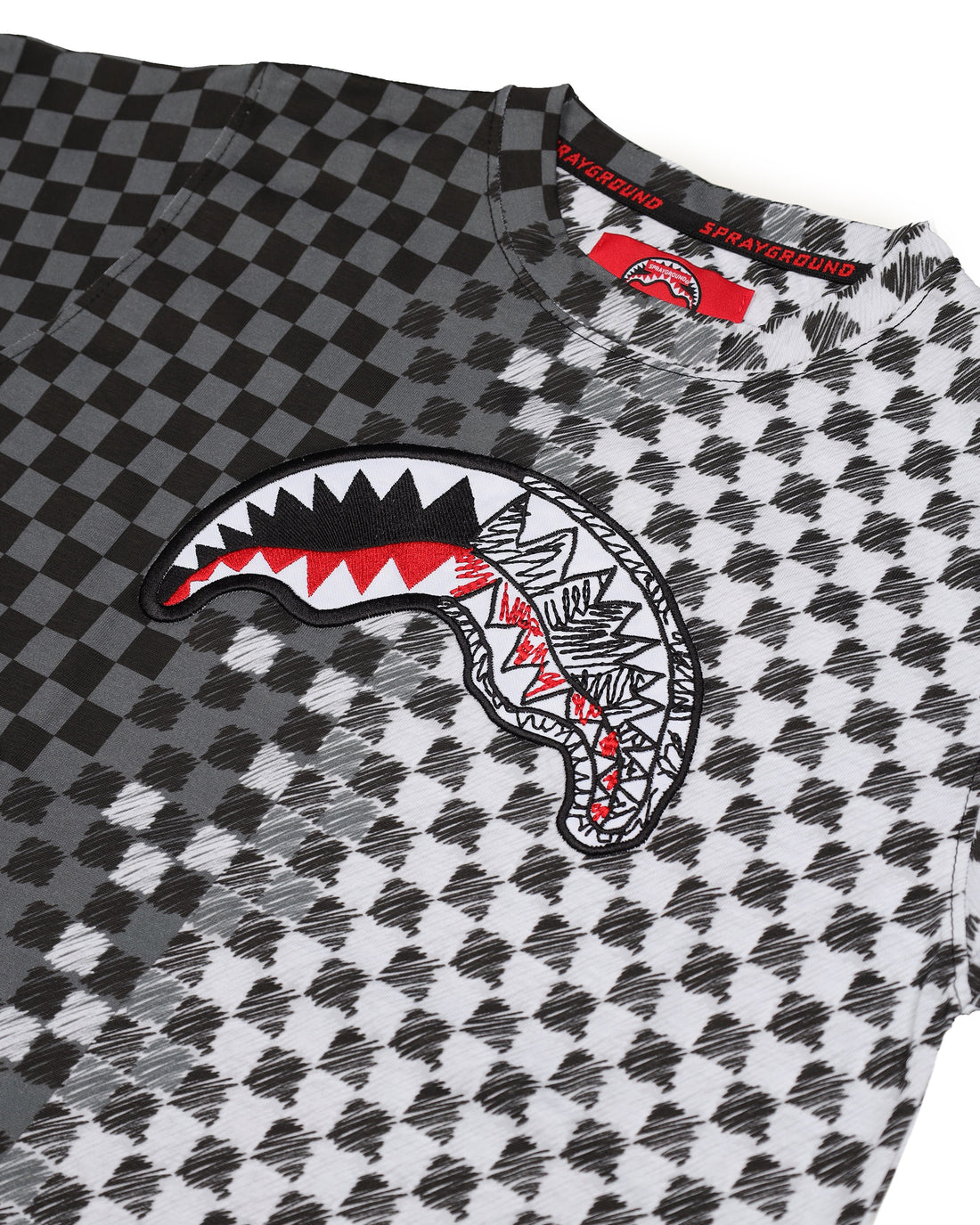 CHECKERED SKETCH REGULAR T-SHIRT