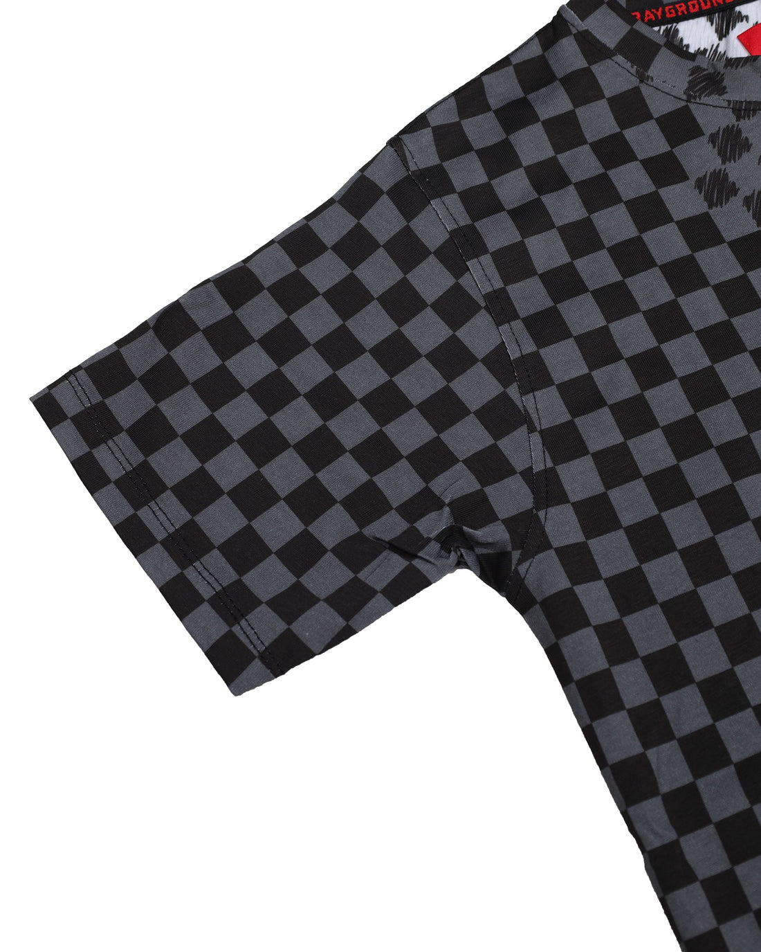 CHECKERED SKETCH REGULAR T-SHIRT