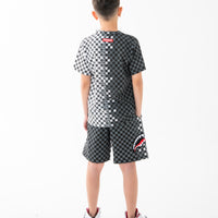 CHECKERED SKETCH REGULAR T-SHIRT