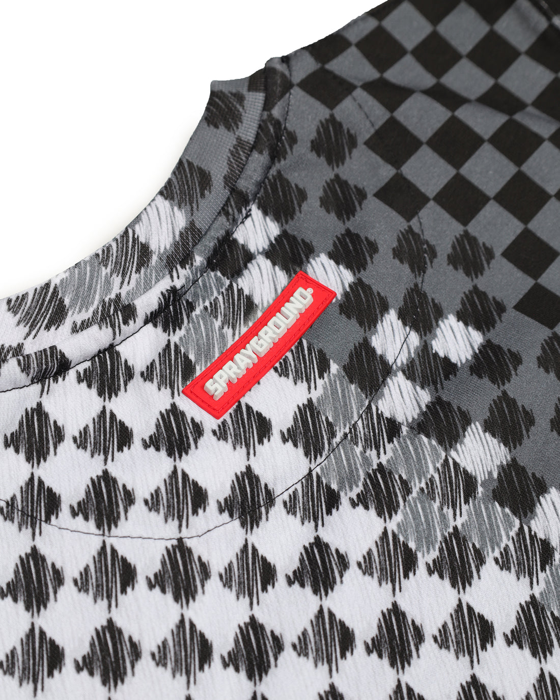 CHECKERED SKETCH REGULAR CREWNECK