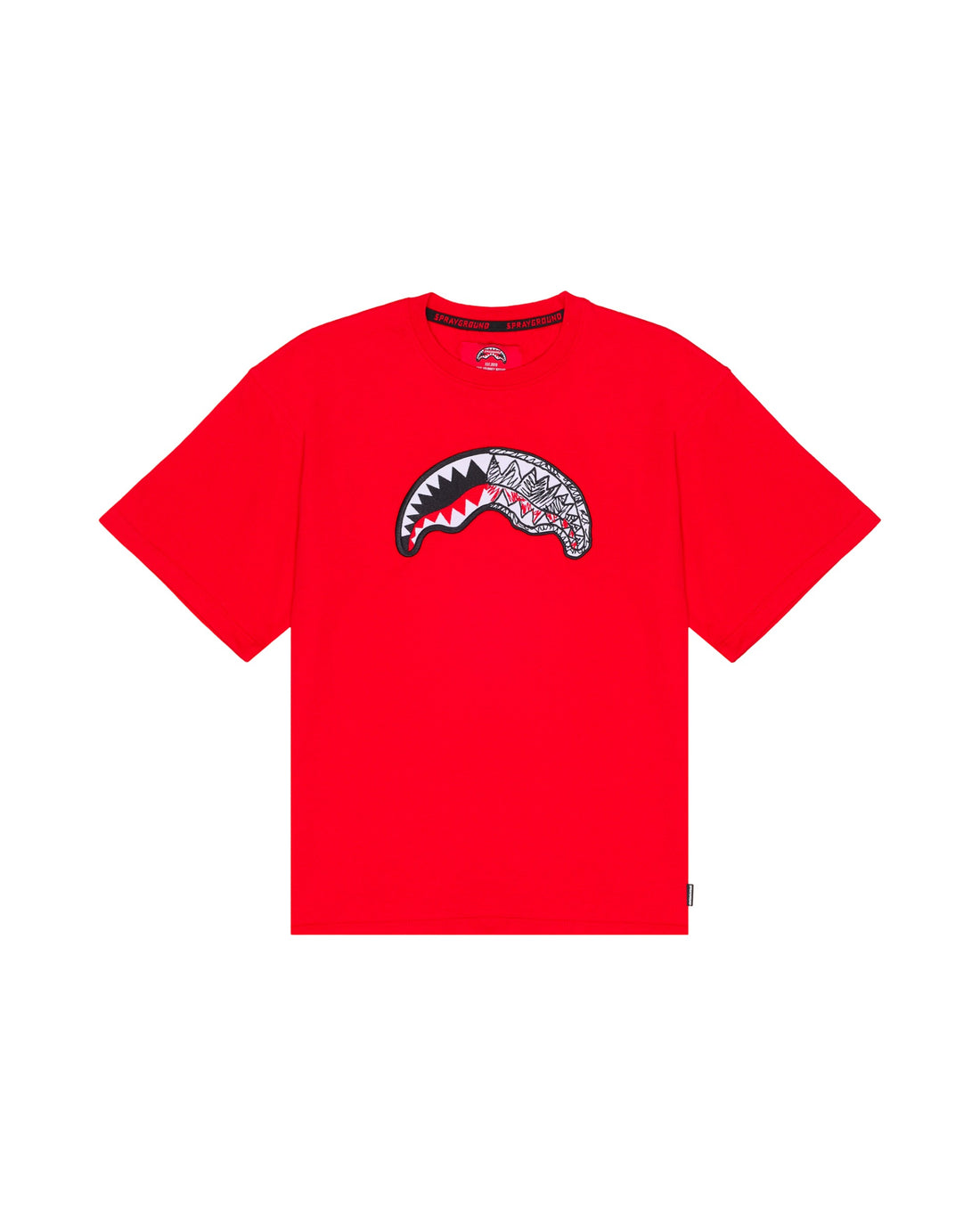 SKETCH SHARK RED OVER T-SHIRT