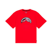 SKETCH SHARK RED OVER T-SHIRT