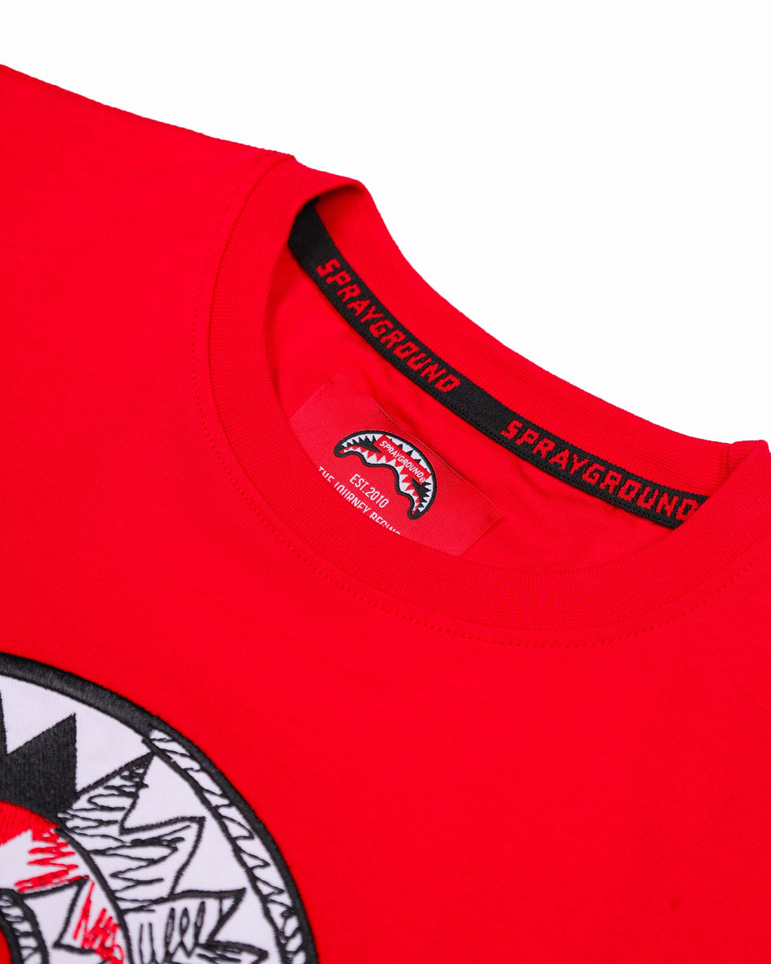 SKETCH SHARK RED OVER T-SHIRT