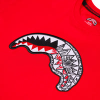 SKETCH SHARK RED OVER T-SHIRT