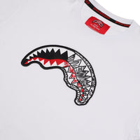 SKETCH SHARK WHITE OVER T-SHIRT
