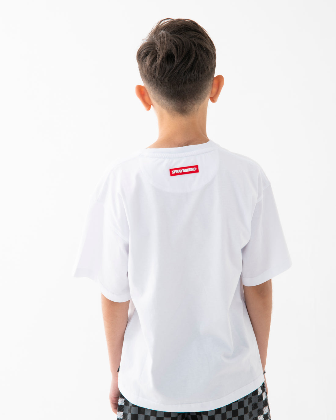 SKETCH SHARK WHITE OVER T-SHIRT