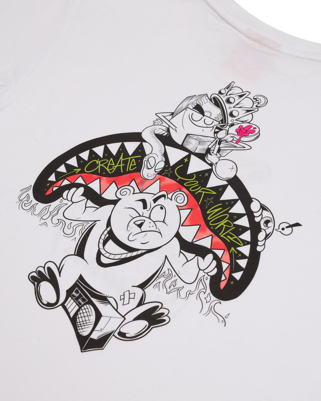 CREATE YOUR WORLO OVER T-SHIRT