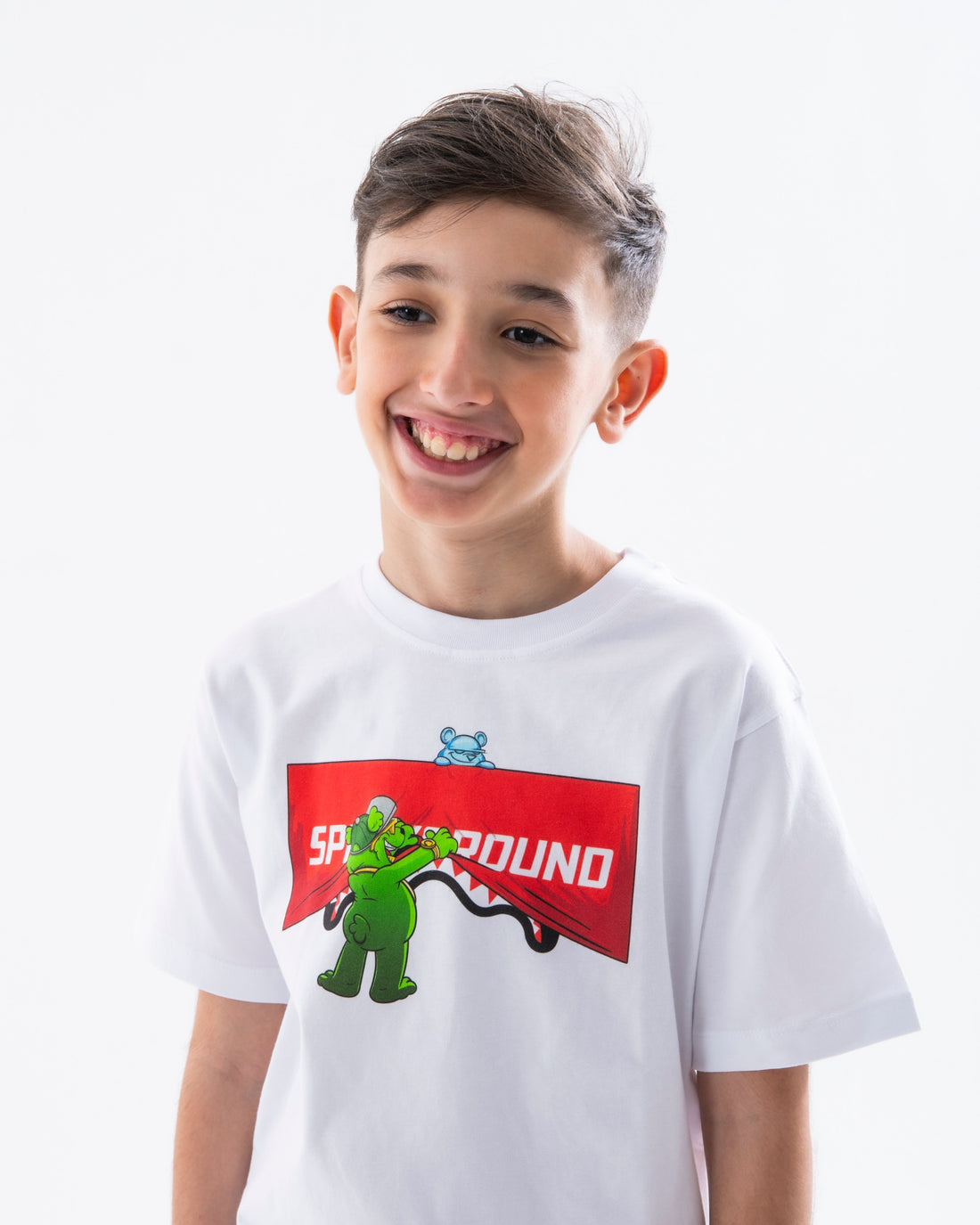 SHOW THE SHARK WHITE REGULAR T-SHIRT