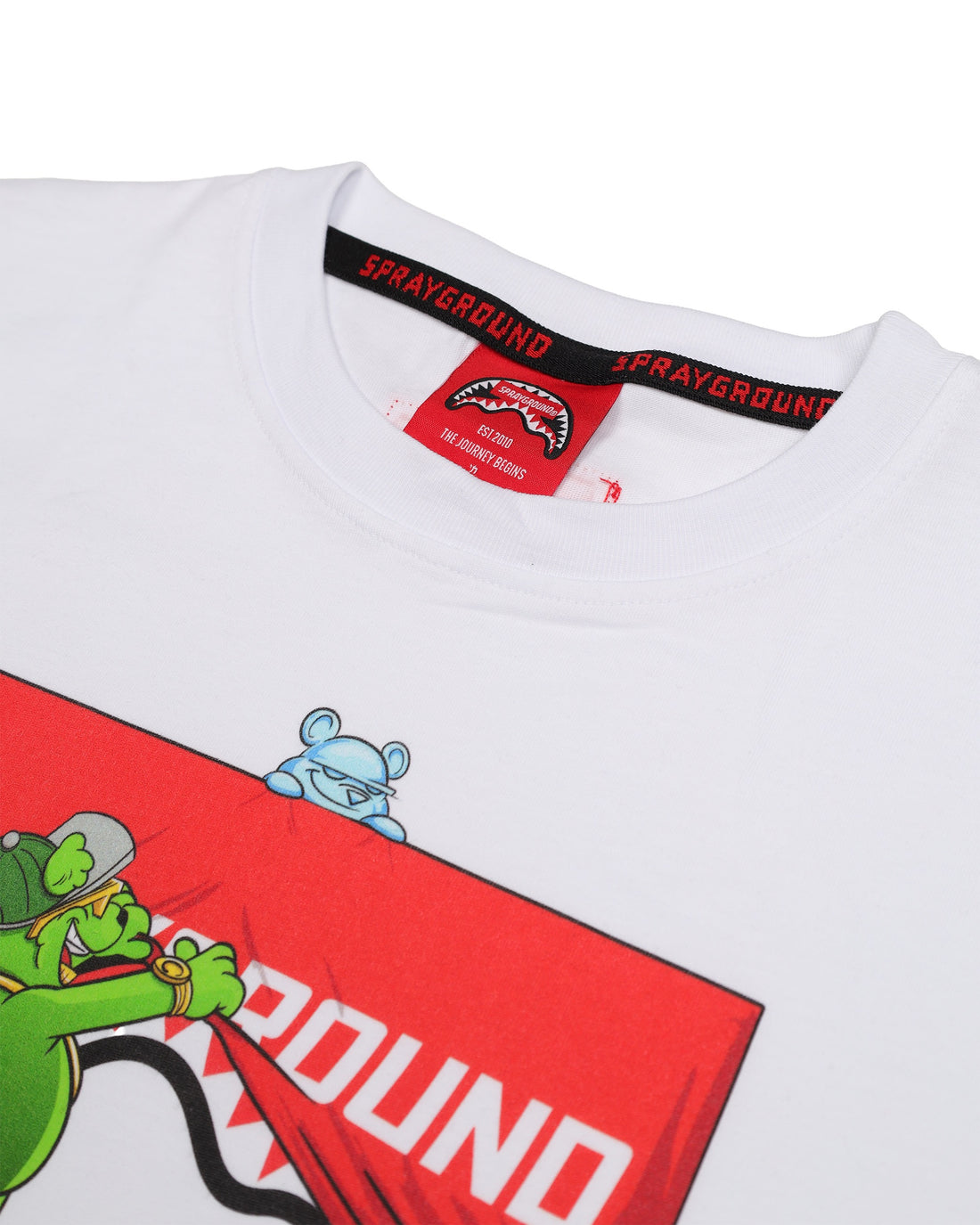 SHOW THE SHARK WHITE REGULAR T-SHIRT