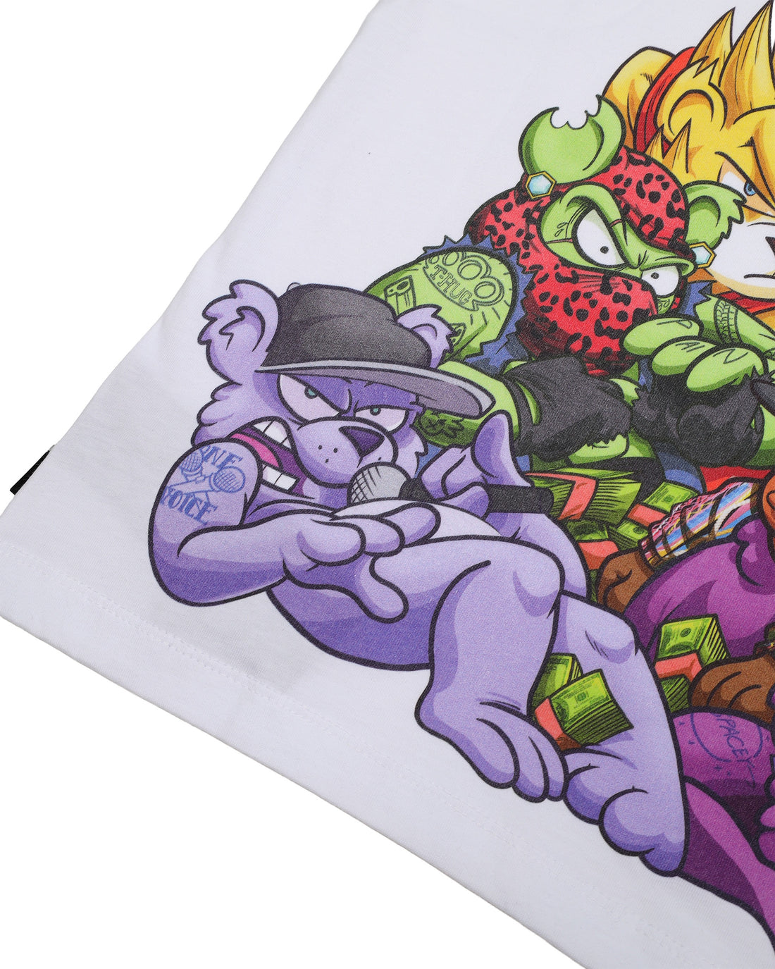 SHOW THE SHARK WHITE REGULAR T-SHIRT