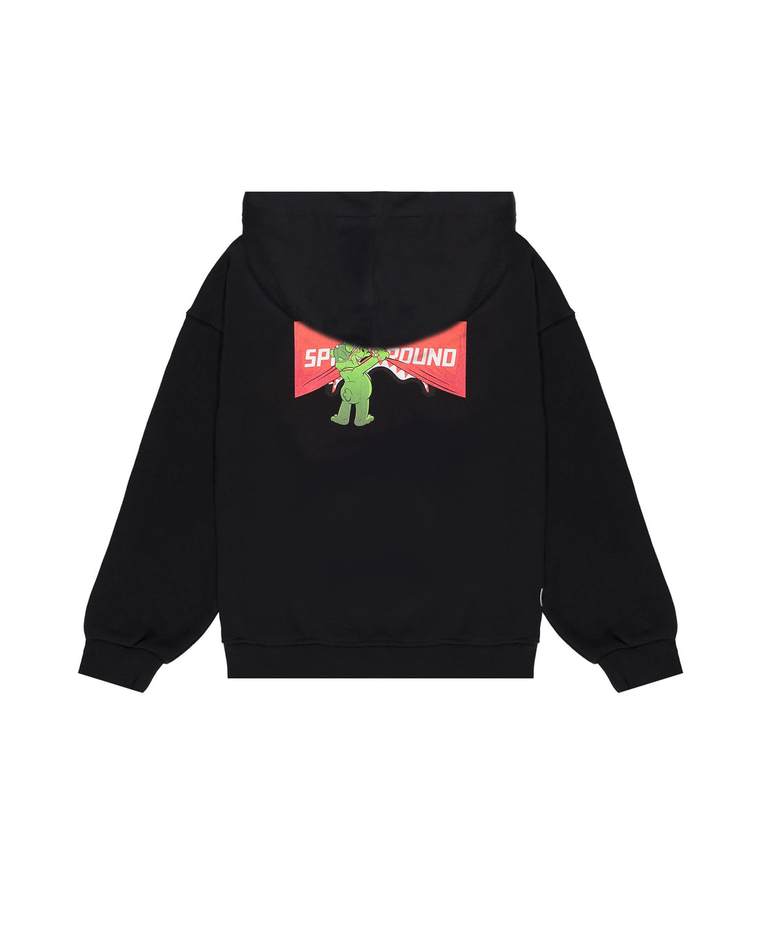 SHOW THE SHARK BLACK OVER FULL ZIP HOODIE