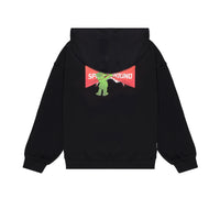 SHOW THE SHARK BLACK OVER FULL ZIP HOODIE