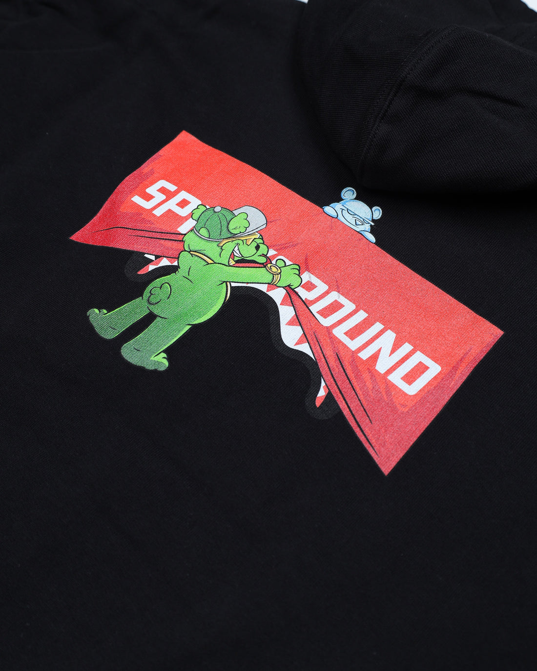 SHOW THE SHARK BLACK OVER FULL ZIP HOODIE