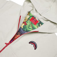 SHOW THE SHARK SAGE OVER FULL ZIP HOODIE