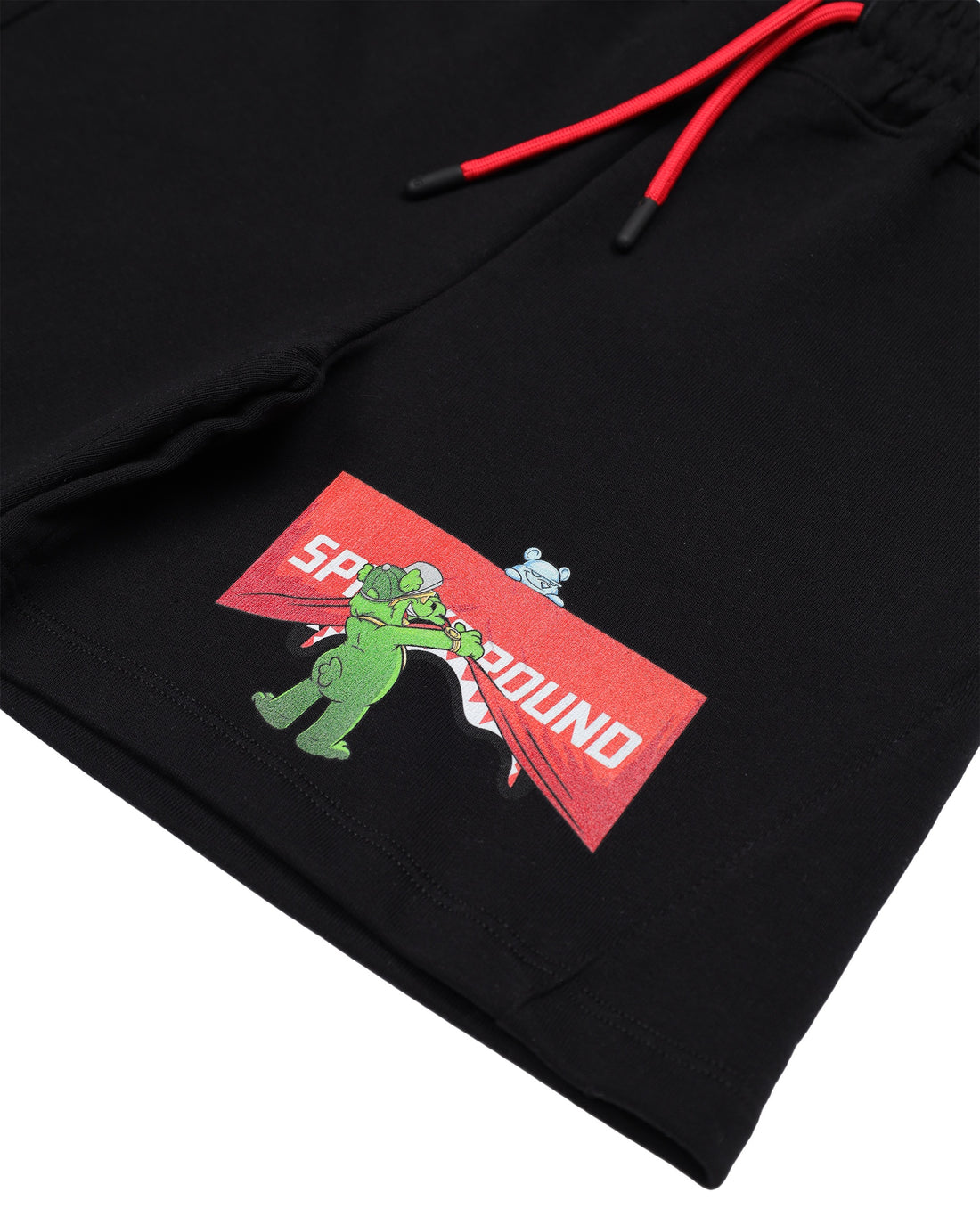 SHOW THE SHARK BLACK SHORTS