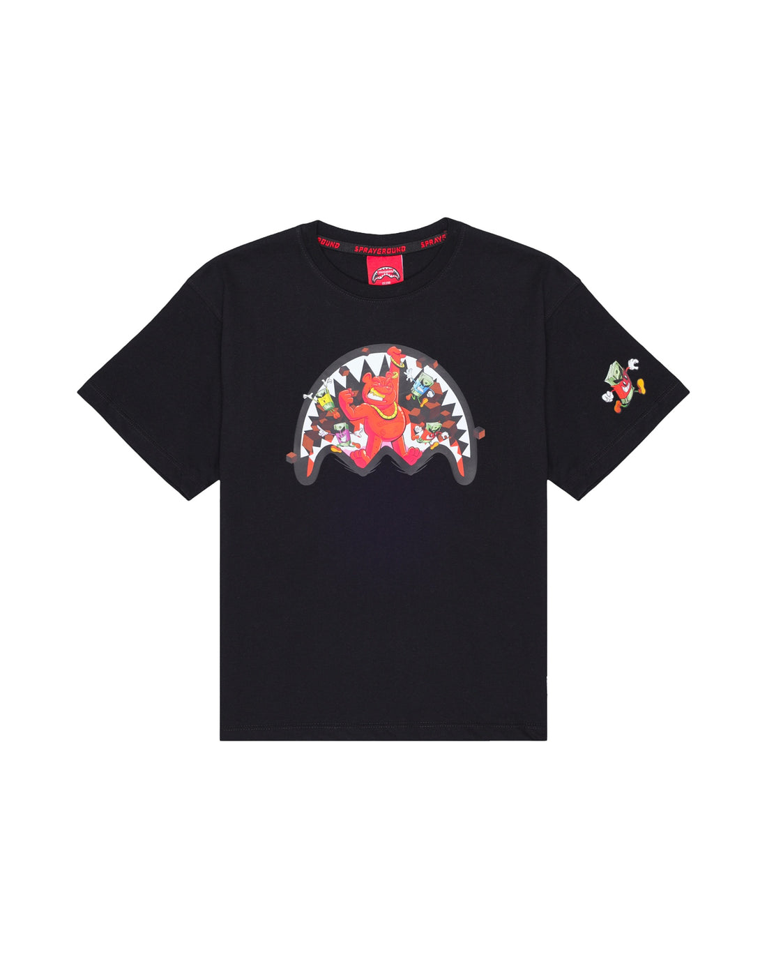 GET OUT BEAR OVER T-SHIRT BLACK