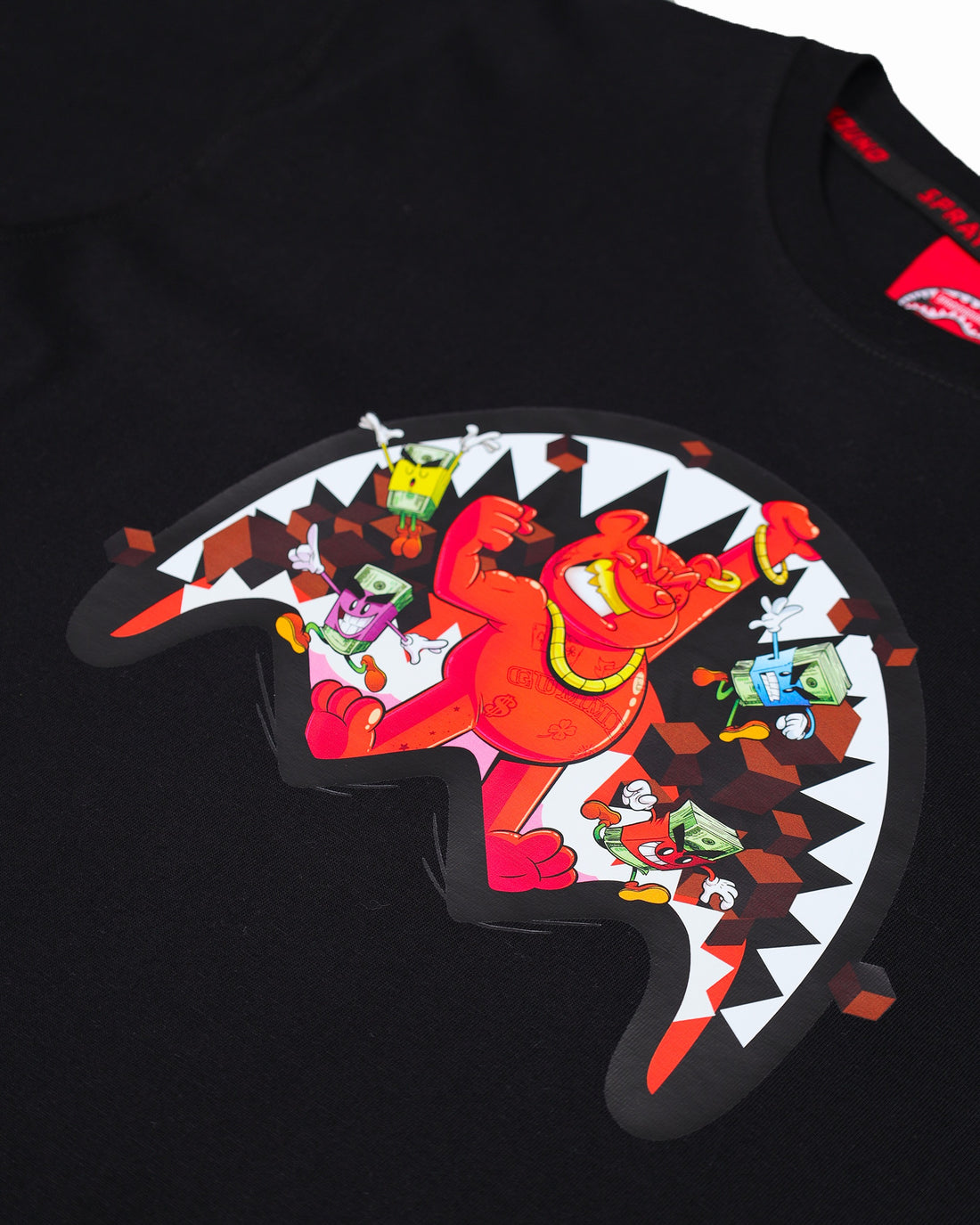 GET OUT BEAR OVER T-SHIRT BLACK