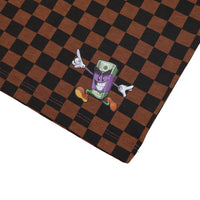 GET OUT BEAR CHECKERED REGULAR T-SHIRT