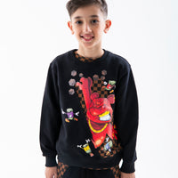 GET OUT BEAR REGULAR CREW BLK