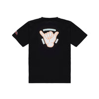 RIDE THE WAVE BLACK OVER T-SHIRT