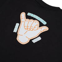 RIDE THE WAVE BLACK OVER T-SHIRT