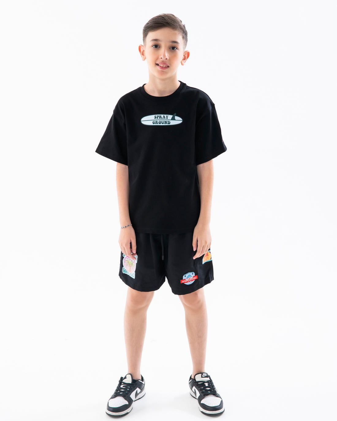 RIDE THE WAVE BLACK OVER T-SHIRT