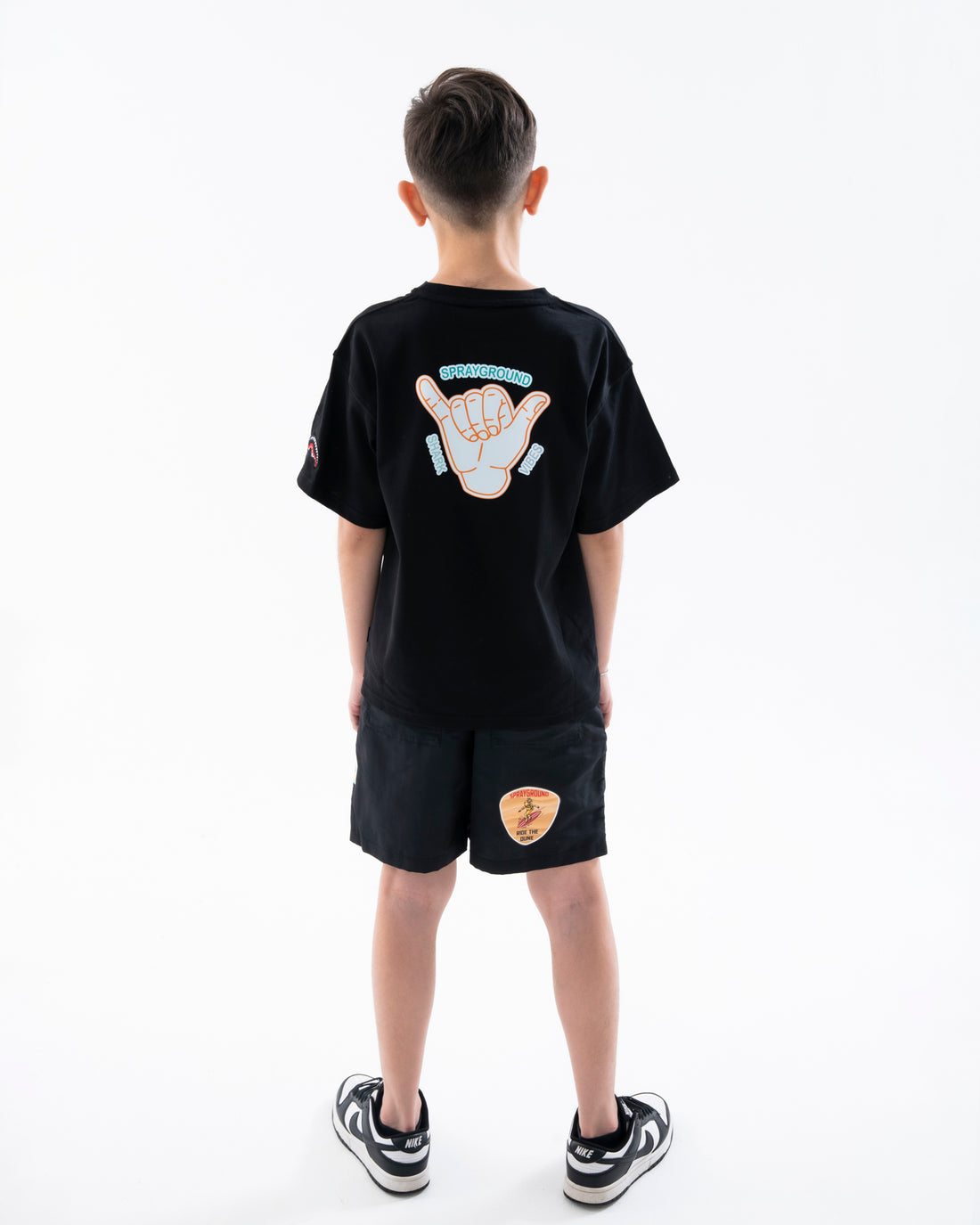 RIDE THE WAVE BLACK OVER T-SHIRT