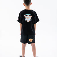 RIDE THE WAVE BLACK OVER T-SHIRT