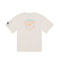 RIDE THE WAVE IVORY OVER T-SHIRT