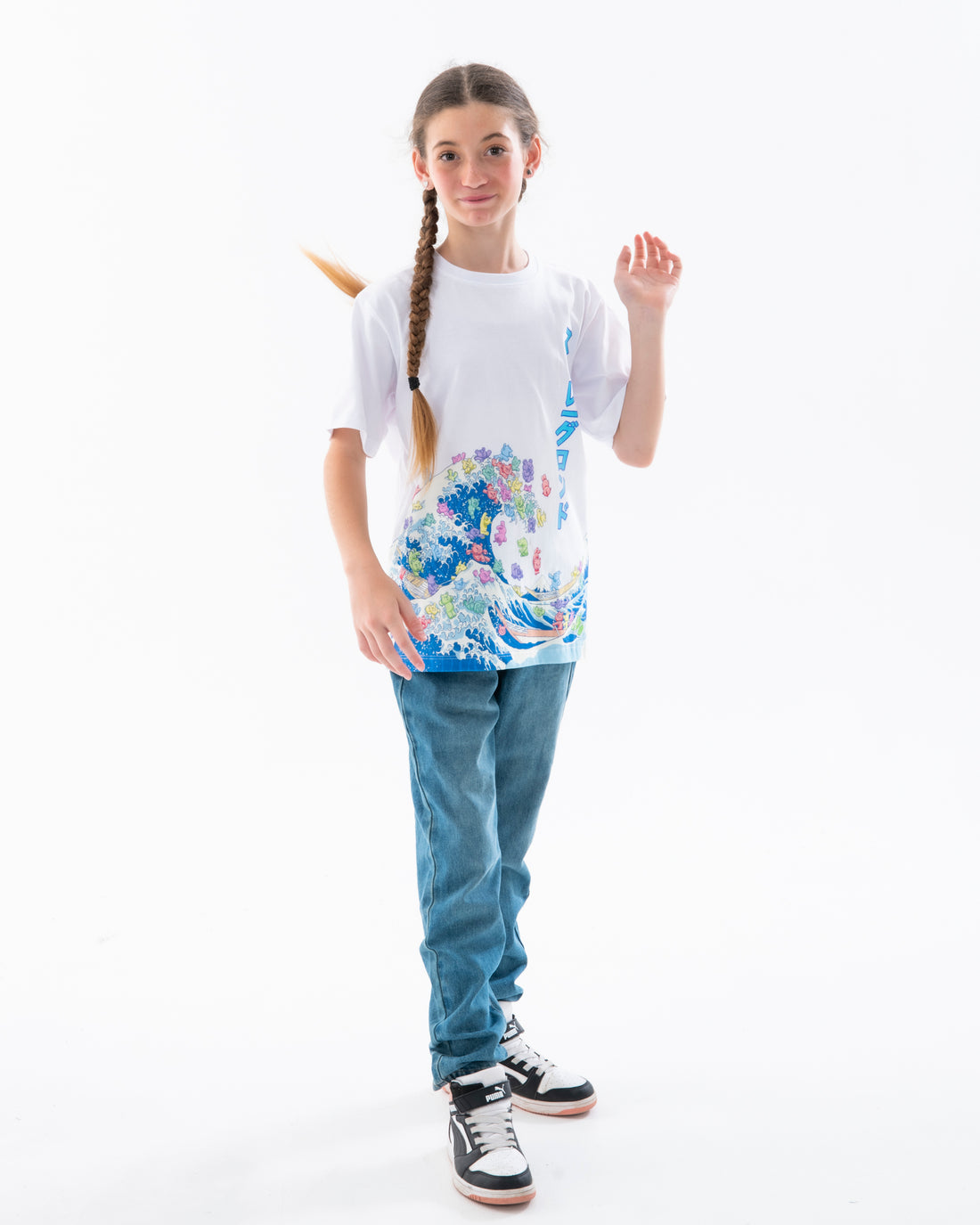 SHARK IN JAPAN WHITE REGULAR T-SHIRT