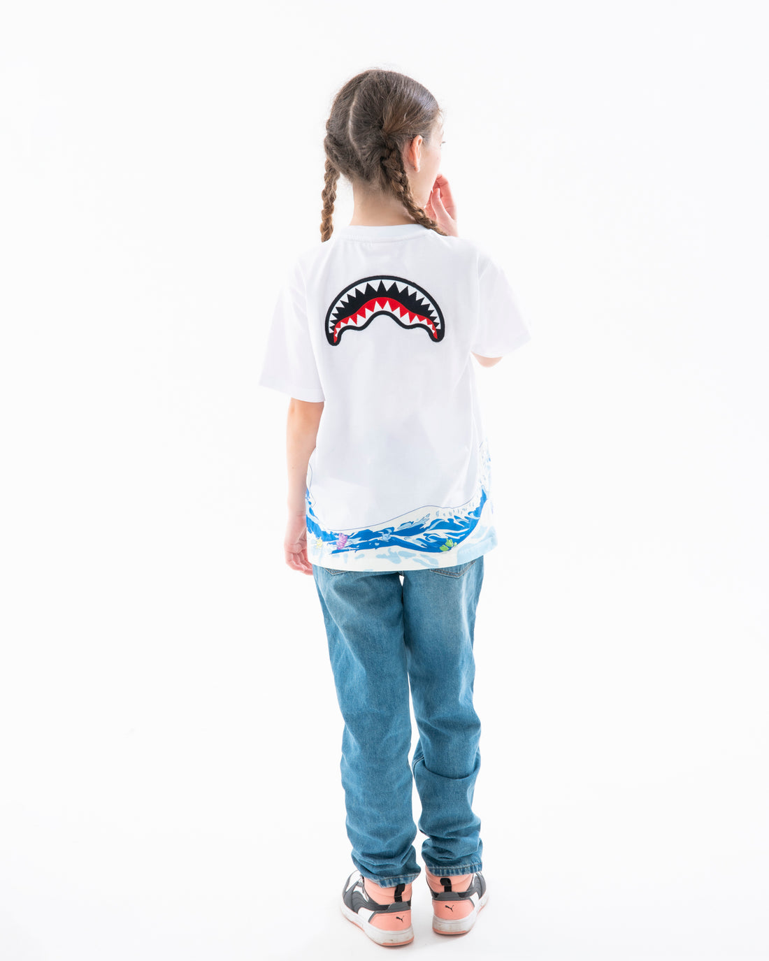 SHARK IN JAPAN WHITE REGULAR T-SHIRT